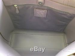 New Authentic COACH F37871 Avenue Tote Handbag Metallic Leather Light Purple