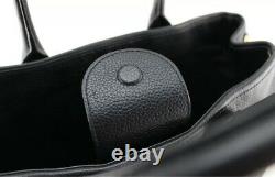 New Authentic Marc Jacobs Leather Black Handbag Tote Satchel Women's M0013044