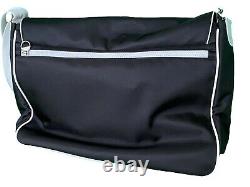 New Authentic Vintage LACOSTE M80 MESSENGER BAG Sports Fashion 11 Ironic Black