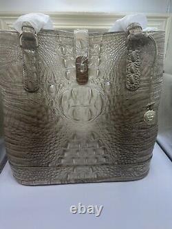 New Brahmin FIORA Bucket Bag CLAY MELBOURNE Shoulder Bag LIGHT NEUTRAL BEAUTIFUL