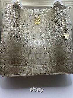 New Brahmin FIORA Bucket Bag CLAY MELBOURNE Shoulder Bag LIGHT NEUTRAL BEAUTIFUL