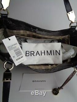 New Brahmin Ironwood Alzette Marianna Leather Tote NWT $335