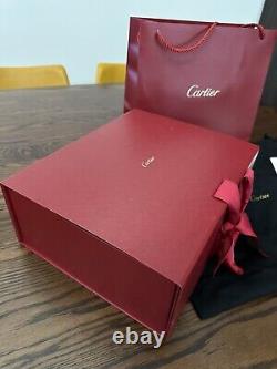 New Cartier Handbag Storage Magnetic Box Red Organiser Large With Bag