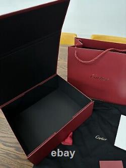 New Cartier Handbag Storage Magnetic Box Red Organiser Large With Bag