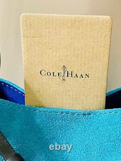 New Cole Haan Tote Extra large shoulder strap leather & Suede Interior pockets
