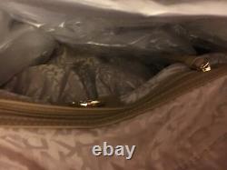 New Dkny Caramel Tan Large Leather Crossbody Shopper Bag S/strap Rrp £415