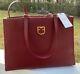 New Furla Belvedere Tote Shoulder Large Leather Bag Cherry Red $378