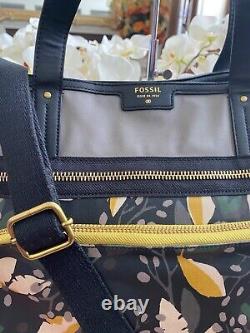 New Fossil Issue 1954 Extra-Large Multicolor Tote Traveling Weekender Bag, $198
