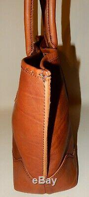 New Frye Leather Cara Tote Handbag Cognac