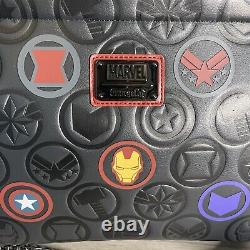 New Just Released! Universal Studios Loungefly Marvel Avengers Crossbody Bag