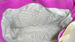 New Michael Kors Newman Fuschia, Hot Pink Leather Large Hobo, Shoulder, Hand Bag