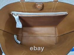 New Polo Ralph Lauren Brown Leather Women's Large Tote Bag