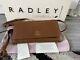 New Radley Pockets Honey Leather Large Cross Body Phone Bag With Dust Bag Bnwt