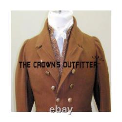 New Regency, dated 1810-1830, Jacket British Men's Brown wool customize Coat