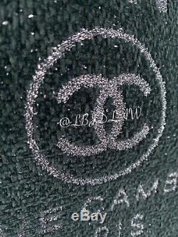 Nwt Chanel Black Deauville Tote Large Silver New 2019 19a Gst Grand Shopping Bag