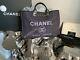 Nwt Chanel Black Deauville Tote X-large Tweed Boucle Gst Grand Shopping 2019 Xl