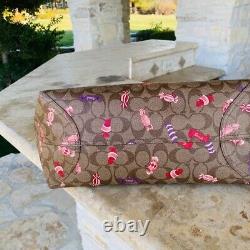 Nwt Coach Signature Candy Print Reversible Tote Handbag/wallet Options
