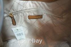 Nwt Michael Kors Joan Large Slouchy Shoulder Hobo Bag Mk Signature Brown $458
