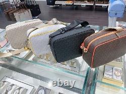 Nwt Michael Kors Kenly Large Camera Pocket Crossbody Bag Multi Color