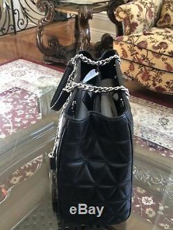 Nwt, Michael Kors Large Quilted Susannah Lamb Leather Shoulder Handbag $550