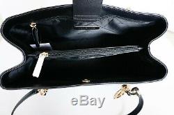 Nwt Michael Kors Sofia Large Leather Tote Shoulder Bag Black