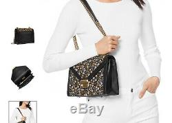 Nwt Michael Kors Whitney Large Embellished Shoulder Crossbody Bag Crystals Studs