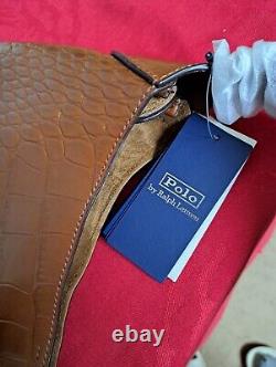 POLO ID Croc- Embossed Shoulder Bag NEW WITH TAG