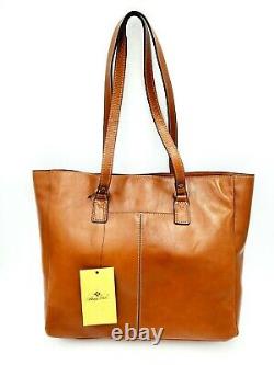 Patricia Nash Heritage Solaro Tote Bag Leather Tan P51501