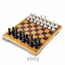 Portable Magnetic Plastic Chess Set Small/Large Chessboard For Friends Children
