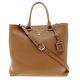 Prada Tote Large Shopping Shoulder Bag Vitello Phenix Brown Leather New