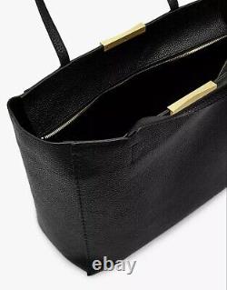 RRP £199 Ted Baker Clarkia Black Large Soft Leather Shopper Tote Laptop Bag