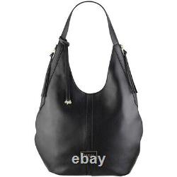 Radley Electric Avenue Large Scoop Shoulder Bag Work Bag Soft Black Leather