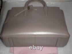 Radley Large Leather Bag. Cream Colour. Ideal Work Bag. Holds A4 papers. BNWOT