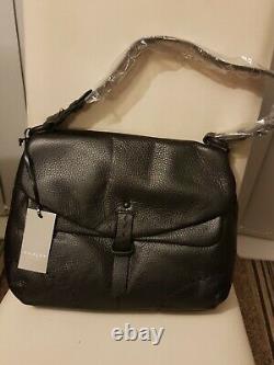 Radley Taplow Large Black Leather Shoulder Bag RRP £189 Brand New