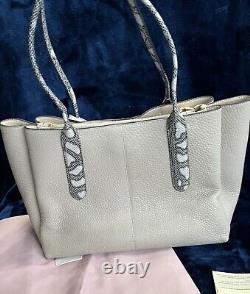 Radley Tote Bag Hillgate Place Large Natural Leather Open Top Snake Print