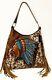 Raviani Western Indian Chief With Brindle Hair On Leather Bag Withfringes (usa)