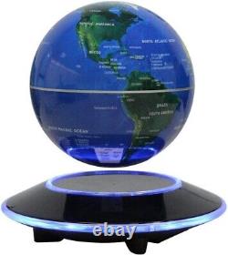 Rotating Magnetic 6 Levitation Floating Globe/World Map Educational Home Deco