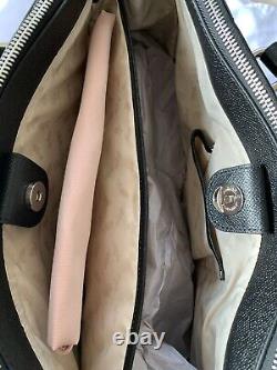 Rrp £249 Radley Large Black Leather Shoulder Grab Work Laptop Bag Hampstead Bnwt