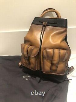 SOLD OUT BERLUTI Horizon Leather Backpack Made in Italy
