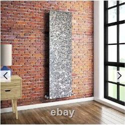 Sequin Silver Glitter Magnetic Radiator Cover Heat Save Technology UK 8ft length