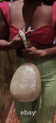 Simone Rocha Micro handheld egg bag with pearl crossbody strap (Large)