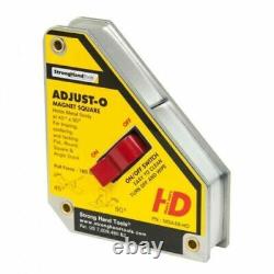 StrongHand MSA48-HD Adjust-O Magnet Square with On/Off Switch Large MIG TIG ARC