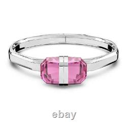 Swarovski Crystal Lucent Magnetic Bangle Pink Size Large 5633628. New In Box