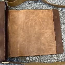 Tan Leather Cross Body Fred Messenger Bag with bag protector by Hidesign NEW