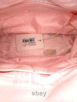 Ted Baker Large Leather Kassy Stripe Soft Bucket Shoulder Bag New Dusky Pink
