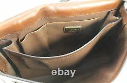 The Bridge Messenger/Dispatch Bag Large 052777 in Brown Leather NEW