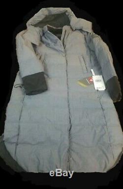 The North Face Cryos Womens Parka Size Large Cotton Twill Duster Down $500