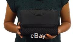 Tory Burch 39928-001 Fleming Black Matte Convertable Women's Handbag New