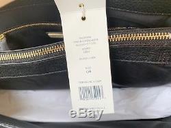 Tory Burch McGraw Slouchy Chain Shoulder Slouchy Tote Black