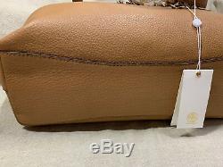 Tory Burch McGraw Triple Compartment Tan Baguette Purse Tote Bag RRP USD498